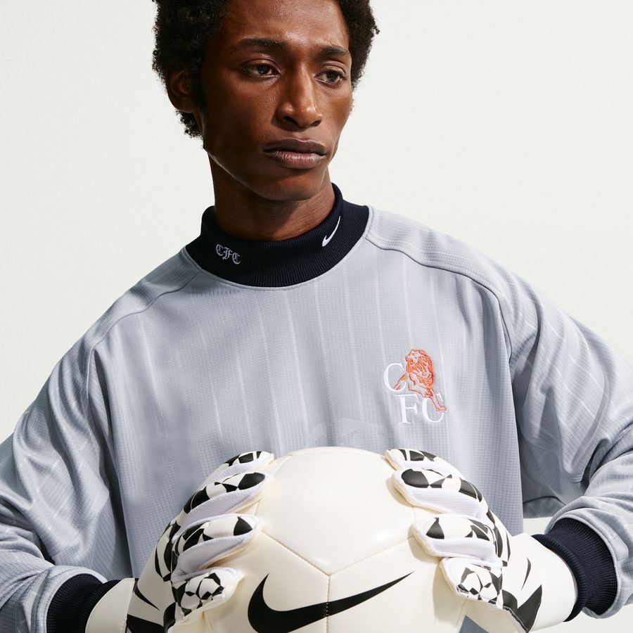 Chelsea Goalkeeper Shirt Authentic - Wolf Grey/Turf Orange/Blue/White - Men's-SoccerKits Hub | Buy Soccer Jerseys Online